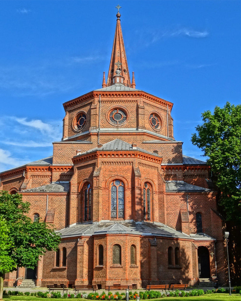 Kathedrale aus rotem Backstein