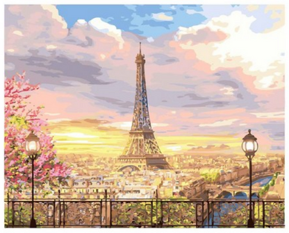 Eiffel Tower at Sunset