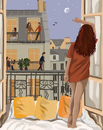 Balcony Evening View