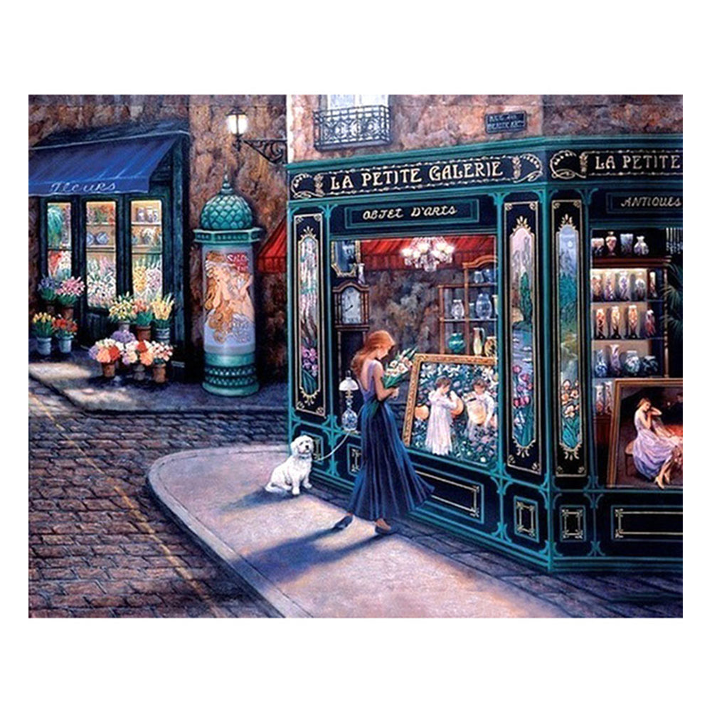 Evening at the Art Gallery - 40x50 cm paint by numbers kit