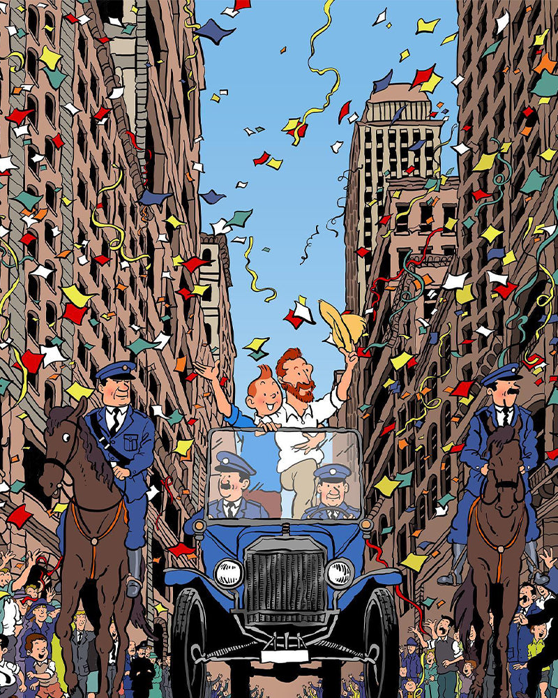 Aventure défilé en ville