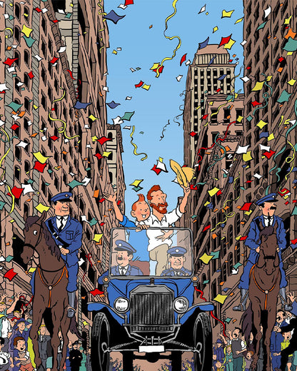 Aventure défilé en ville