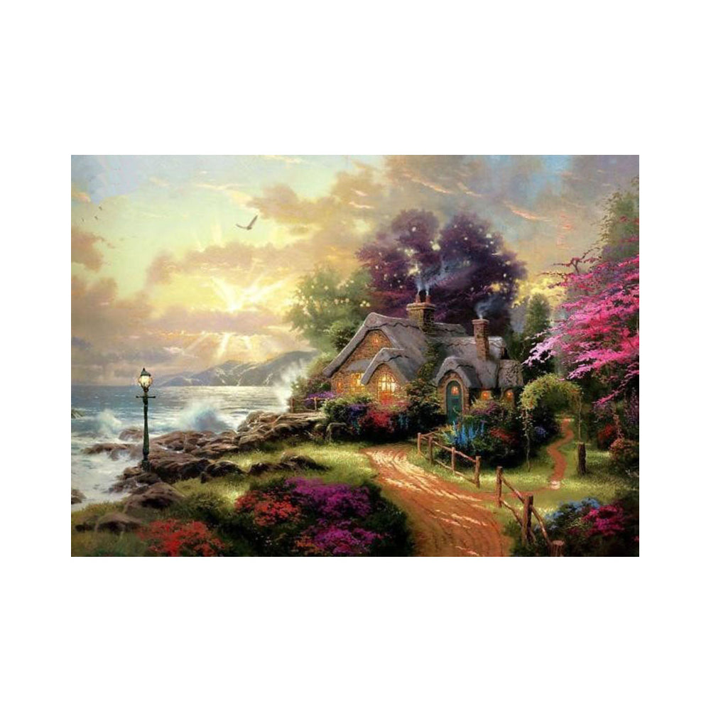 Enchanted Seaside Cottage - 40x50 cm paint by numbers kit