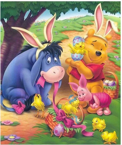 Easter Friends Picnic - 40x50 cm