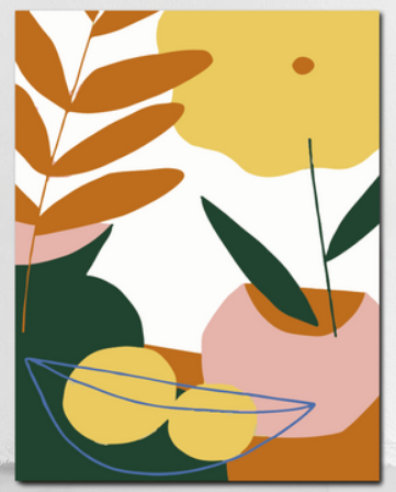 Minimalist Botanical Shapes