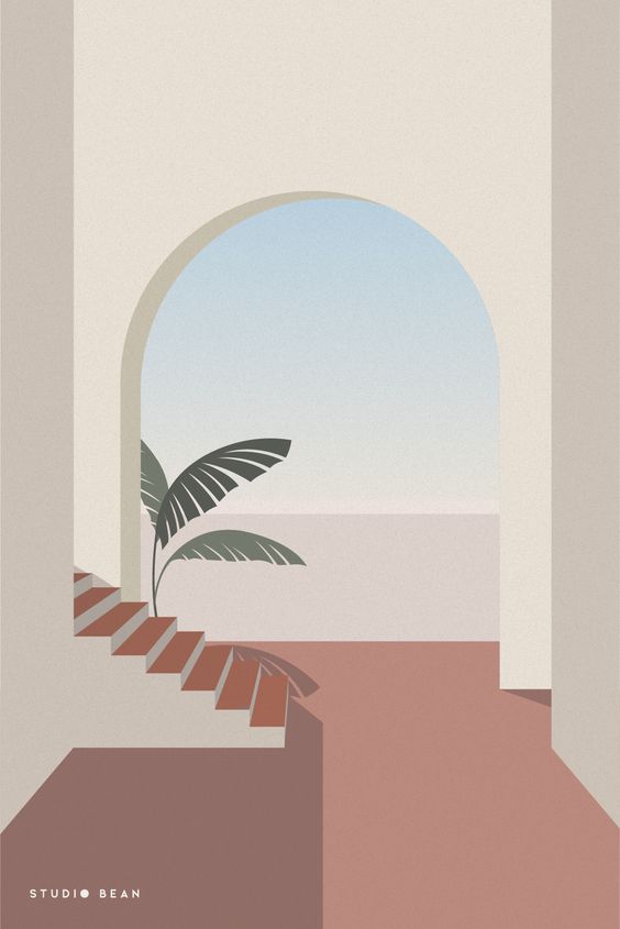Serene Modern Archway - 40x50 cm paint by numbers kit