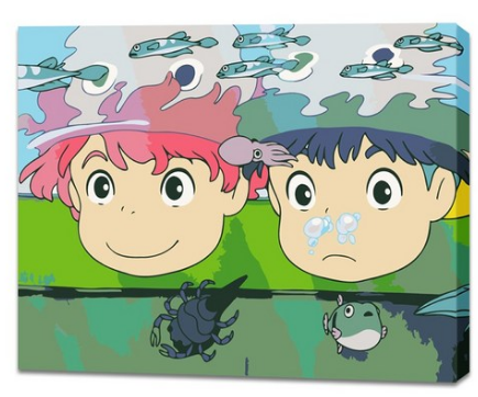 Underwater Childhood Friends - 40x50 cm paint by numbers kit