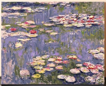 Impressionist Water Lily Pond - 40x50 cm paint by numbers kit