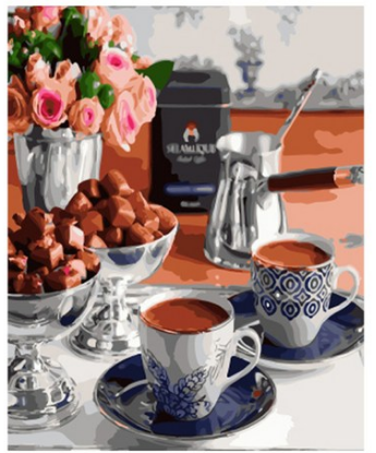 Coffee and Chocolate Delight - 40x50 cm paint by numbers kit