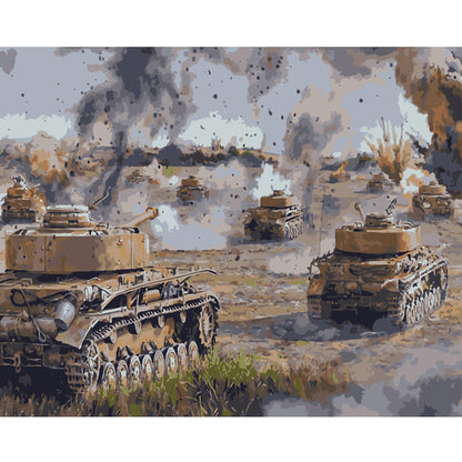 Armored Battlefront - 40x50 cm paint by numbers kit
