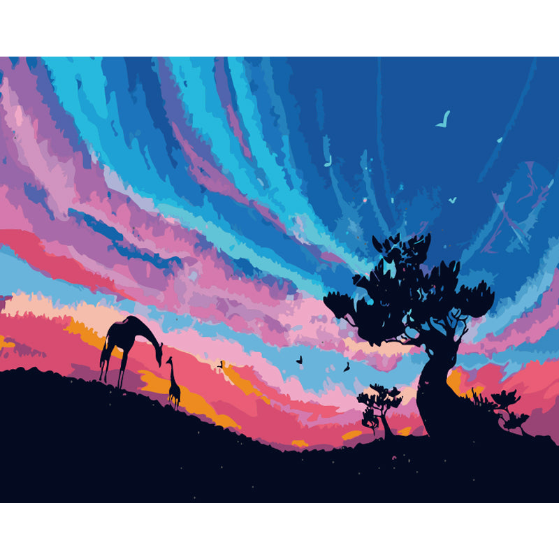 Savanna Sky at Twilight - 40x50 cm paint by numbers kit