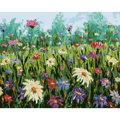 Wildflower Meadow Breeze - 40x50 cm paint by numbers kit