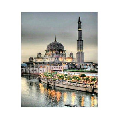 Grand Mosque Reflections - 40x50 cm paint by numbers kit