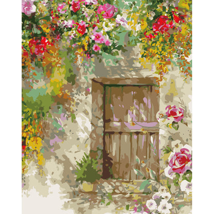 Secret Garden Doorway - 40x50 cm paint by numbers kit