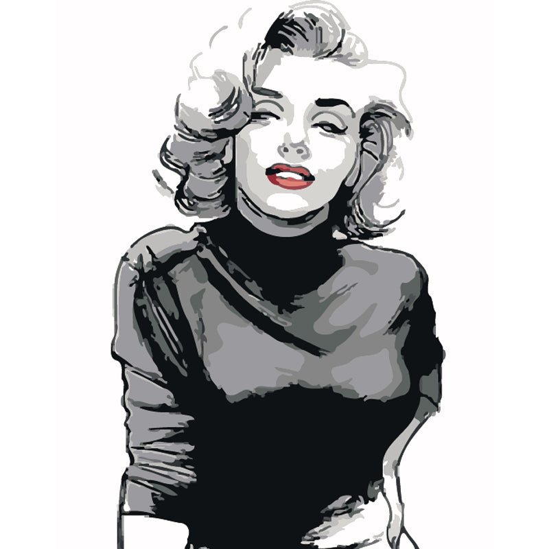 Classic Hollywood Glamour - 40x50 cm paint by numbers kit
