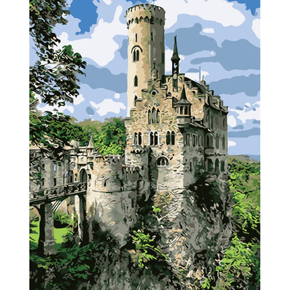 Enchanted Stone Castle - 40x50 cm paint by numbers kit