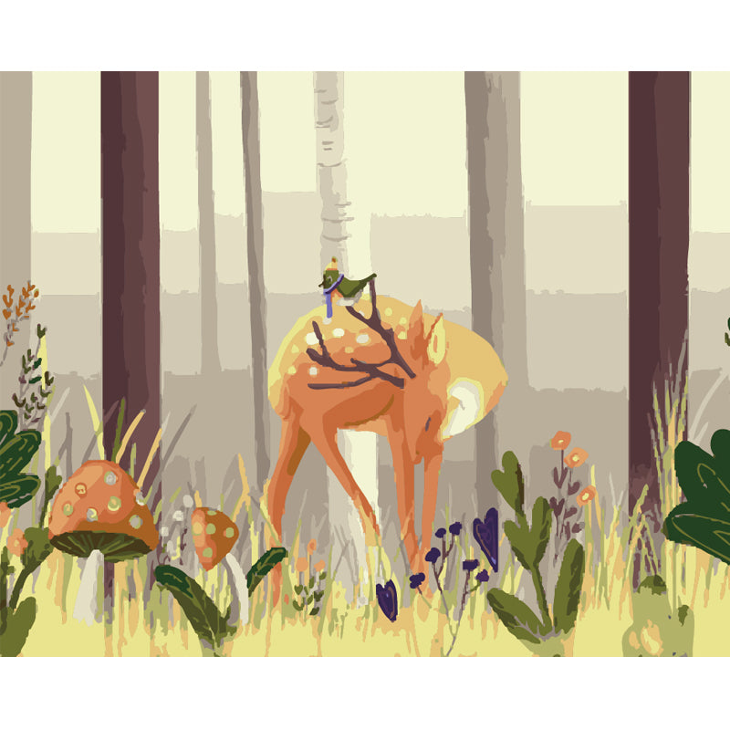 Gentle Woodland Fawn - 40x50 cm paint by numbers kit
