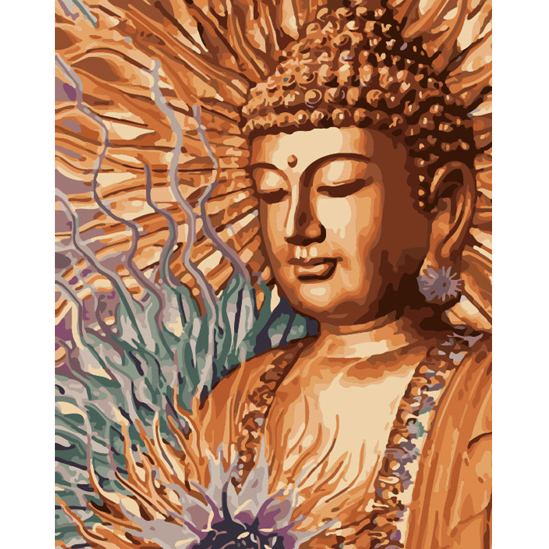 Golden Buddha Serenity - 40x50 cm paint by numbers kit