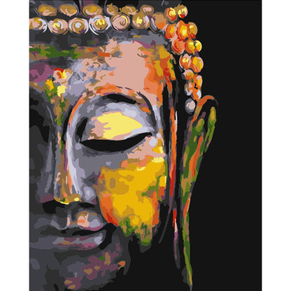 Colorful Buddha Reflection - 40x50 cm paint by numbers kit