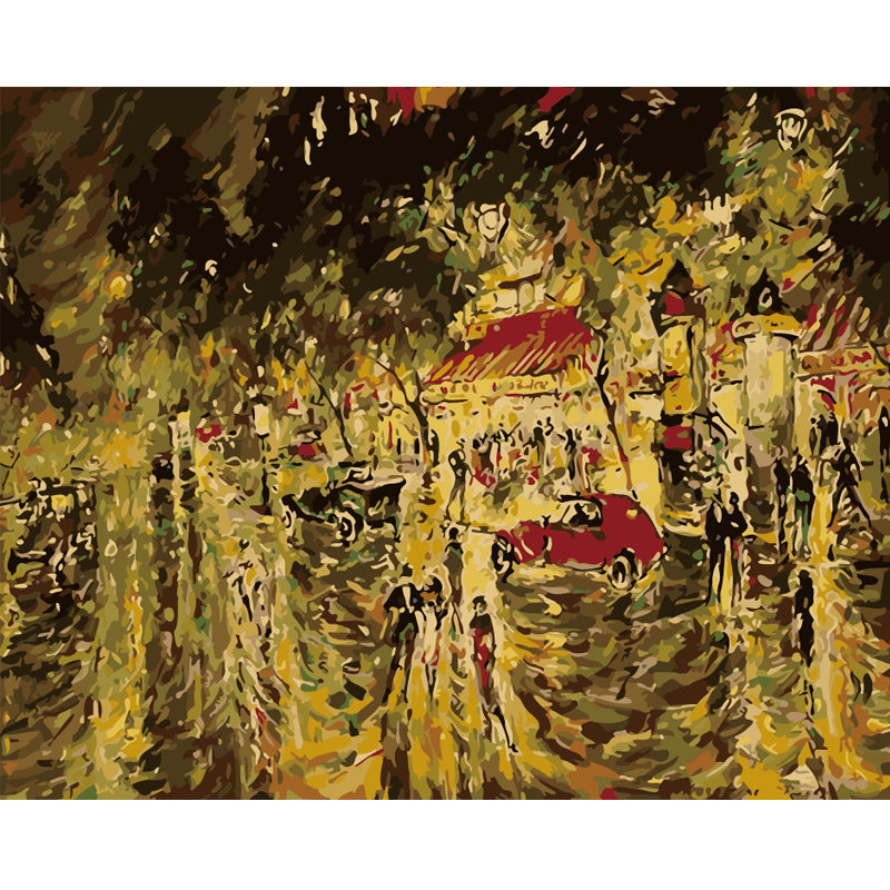 Golden Enchanted Forest - 40x50 cm paint by numbers kit