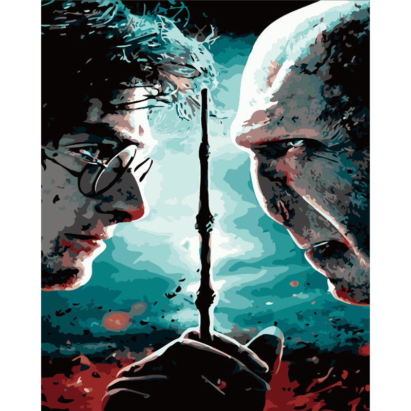 The Final Wizard Duel - 40x50 cm paint by numbers kit