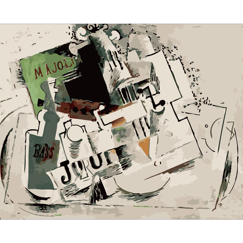 Cubist Studio Still Life - 40x50 cm paint by numbers kit