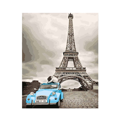 Paris Blue Escape - 40x50 cm paint by numbers kit