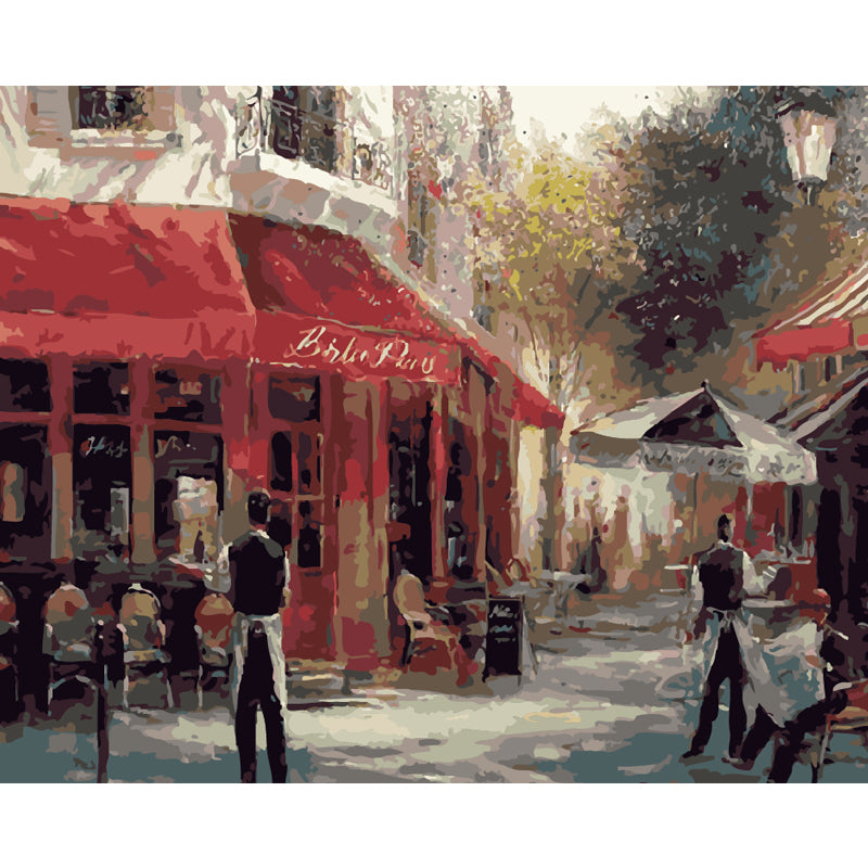 Parisian Corner Cafe - 40x50 cm paint by numbers kit