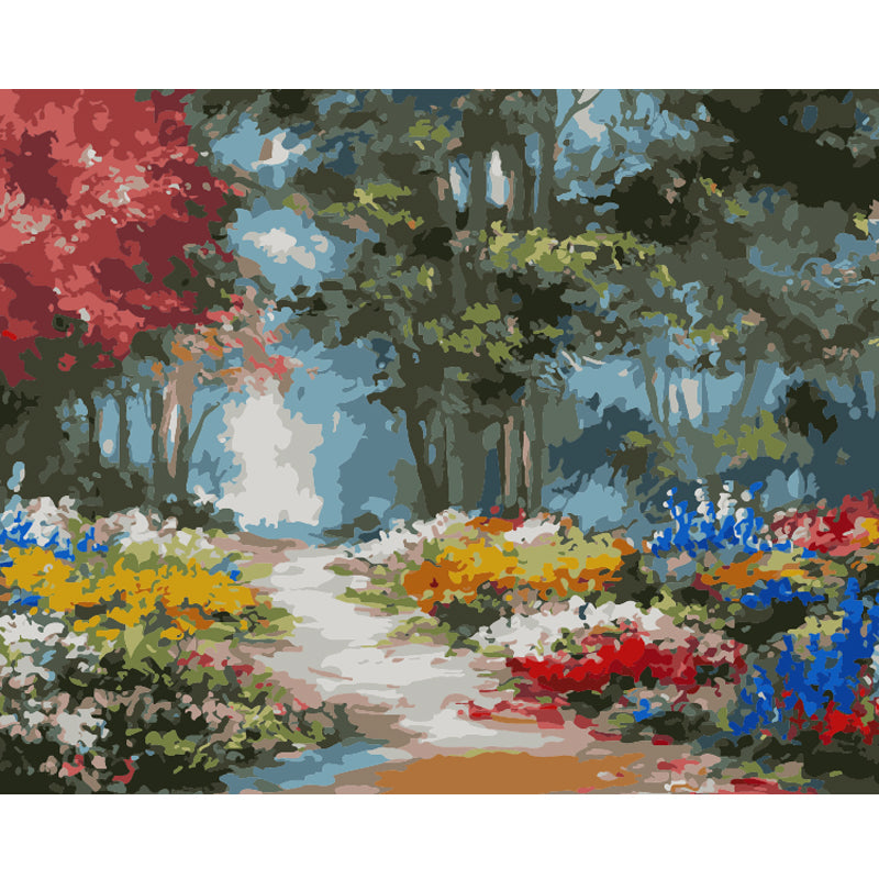 Wildflower Forest Path - 40x50 cm paint by numbers kit