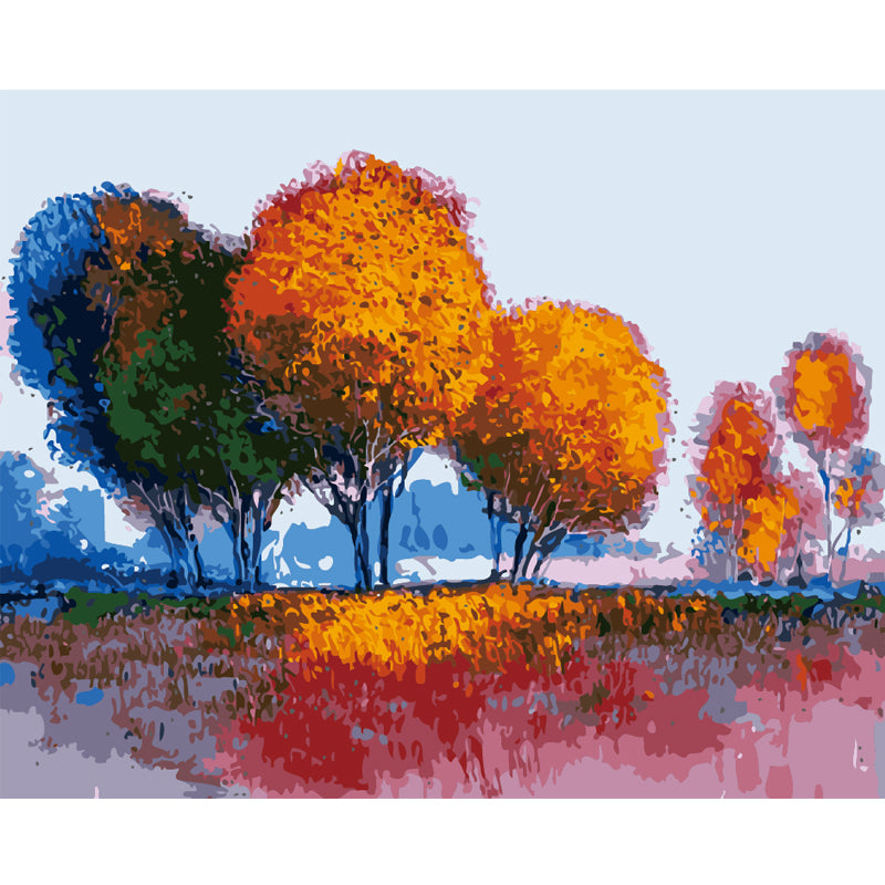 Autumn Grove Reflections - 40x50 cm paint by numbers kit