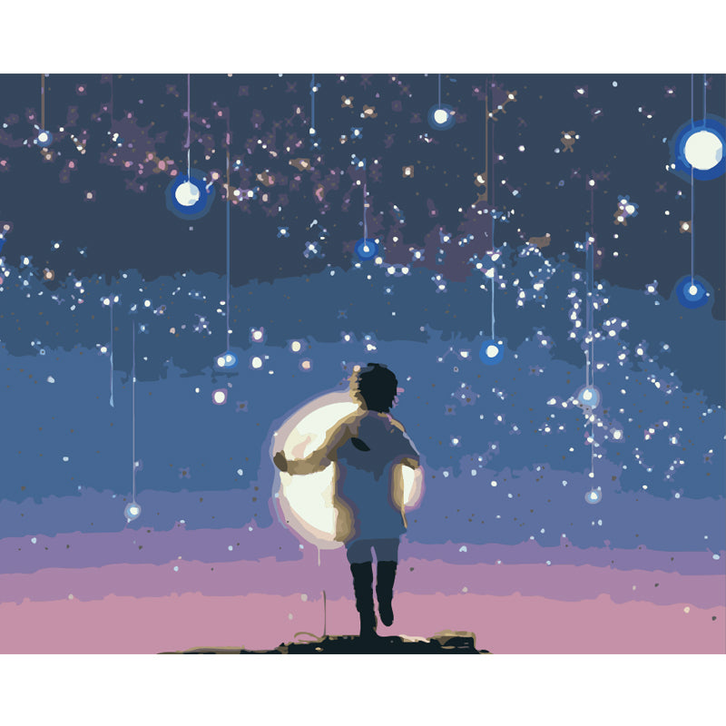 Moonlight Wanderer - 40x50 cm paint by numbers kit