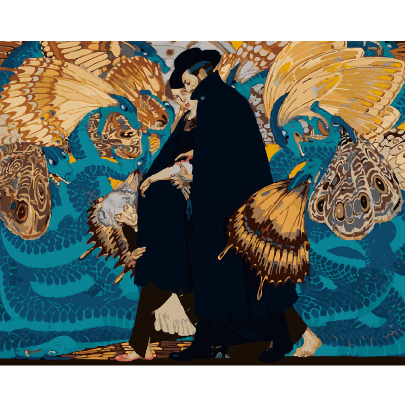 Butterfly Dream Embrace - 40x50 cm paint by numbers kit