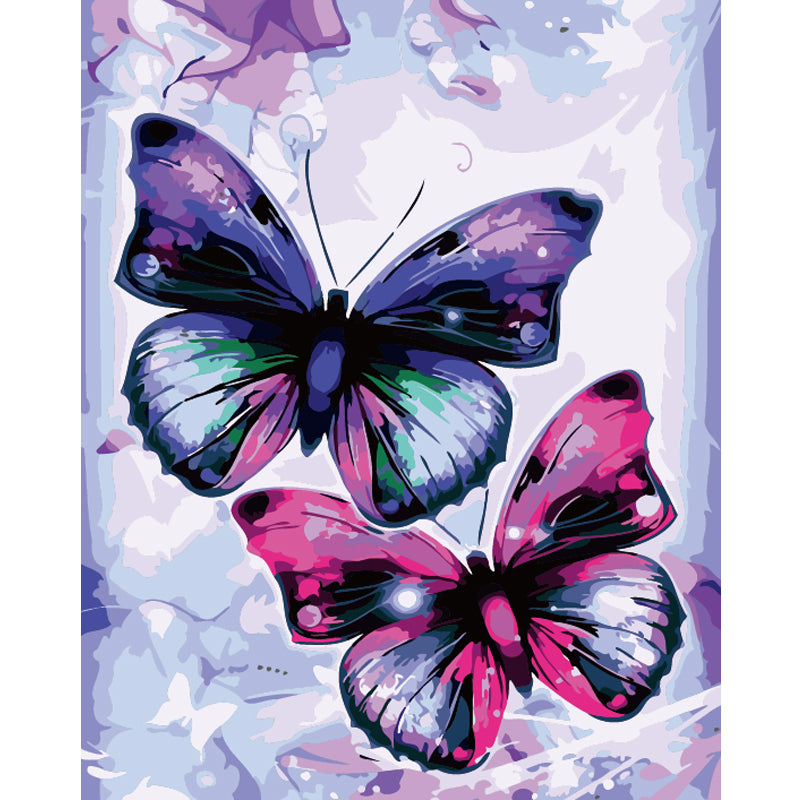 Radiant Purple and Pink Butterflies