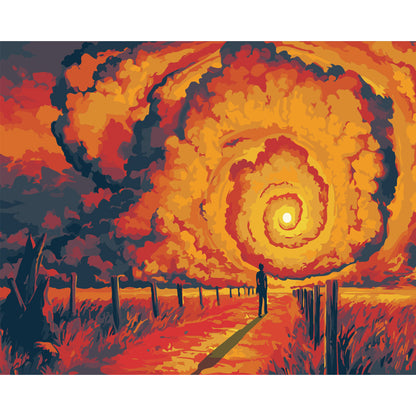 Golden Spiral Sunset
