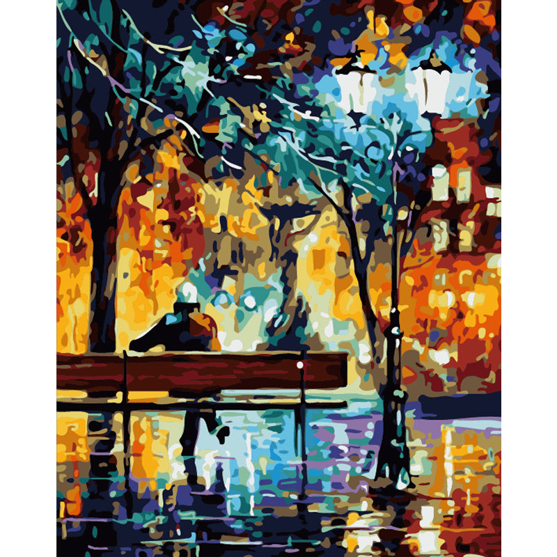 Autumn Park Reflections - 40x50 cm paint by numbers kit