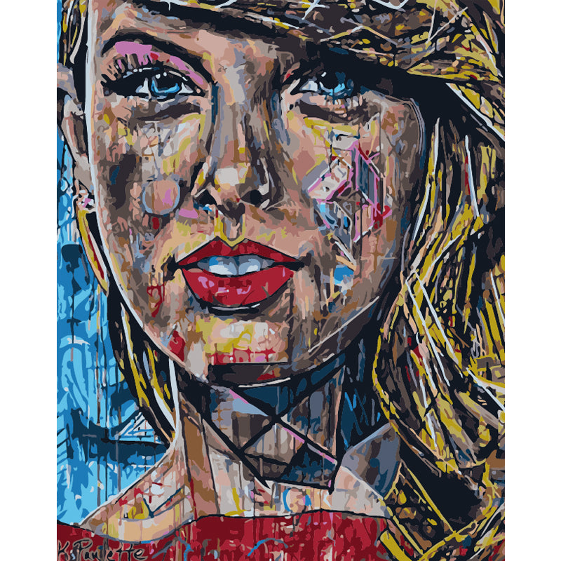 Urban Mosaic Woman - 40x50 cm paint by numbers kit