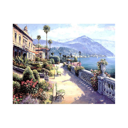 Lakeside Garden Promenade - 40x50 cm paint by numbers kit