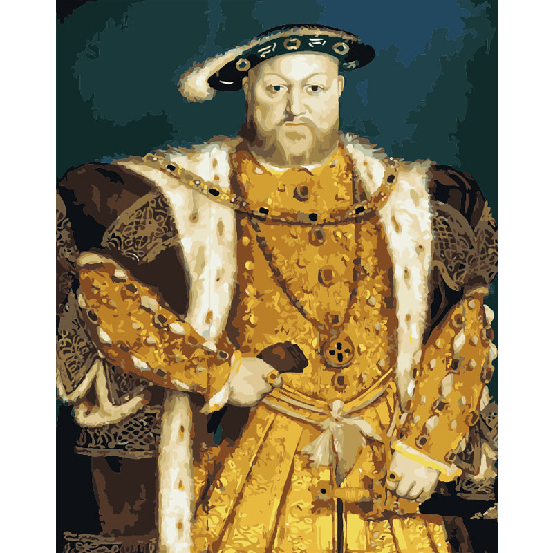 Golden Tudor King - 40x50 cm paint by numbers kit