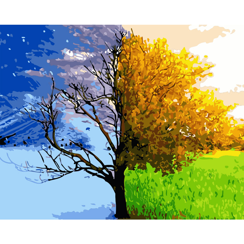 Tree of Changing Seasons - 40x50 cm paint by numbers kit