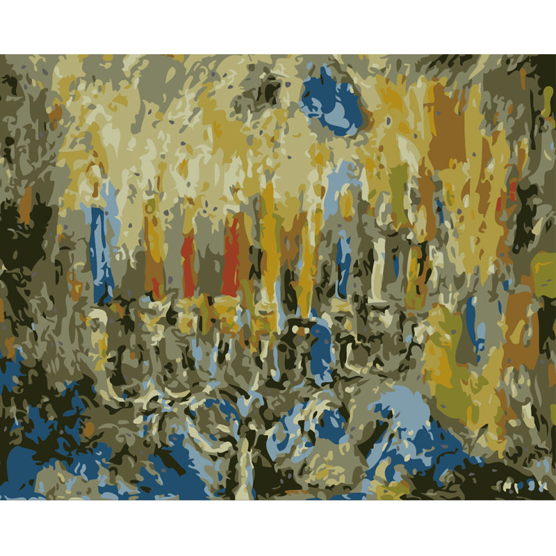 Abstract Woodland Echoes - 40x50 cm paint by numbers kit