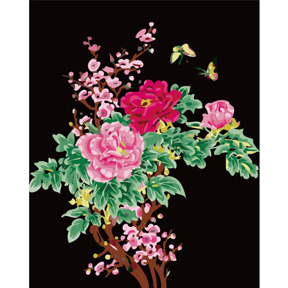Peonies and Butterflies - 40x50 cm paint by numbers kit