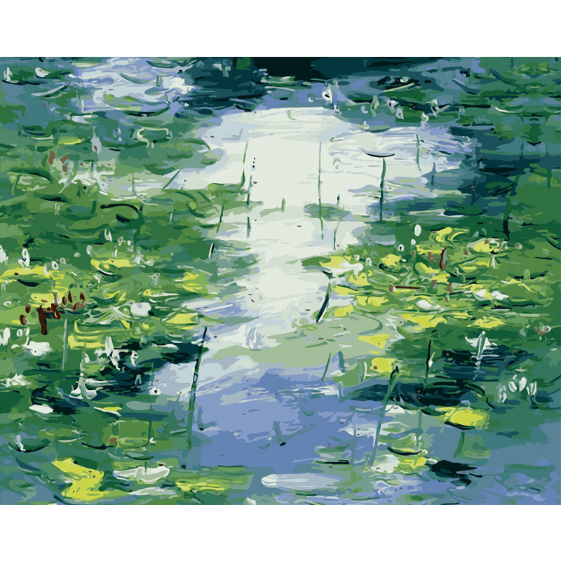 Lily Pond Reflections - 40x50 cm paint by numbers kit