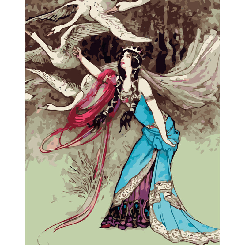 Princess of the Swans - 40x50 cm paint by numbers kit