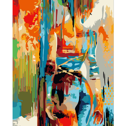 Abstract Human Figure - 40x50 cm paint by numbers kit
