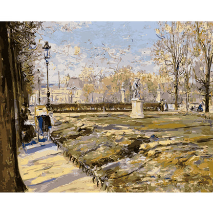 Autumn Park Promenade - 40x50 cm paint by numbers kit