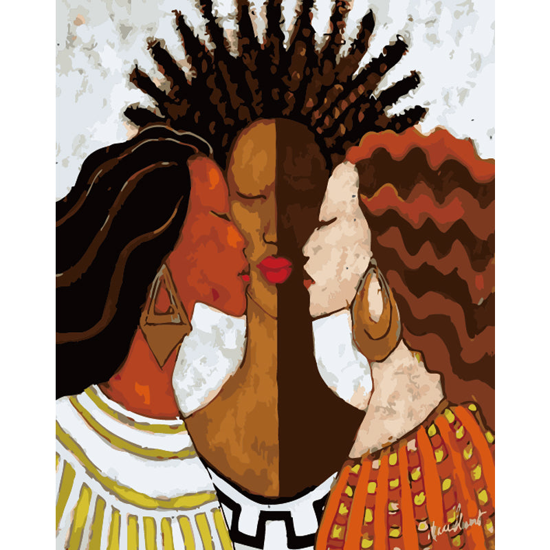 Three Faces of Sisterhood - 40x50 cm paint by numbers kit
