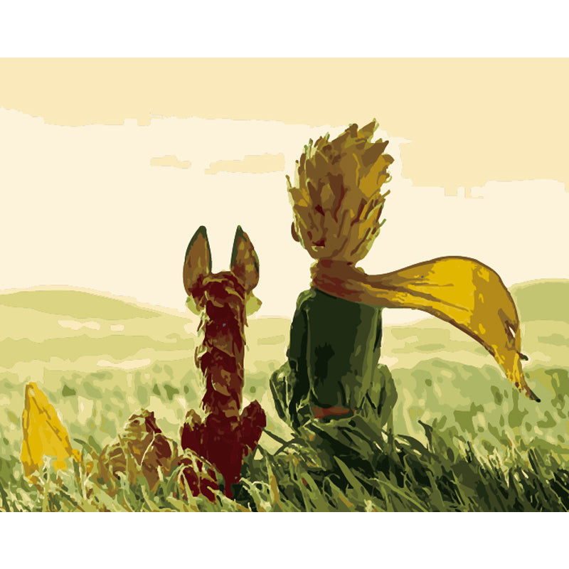 The Little Prince and Fox - 40x50 cm paint by numbers kit