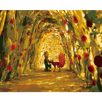 Enchanted Forest Tunnel - 40x50 cm paint by numbers kit