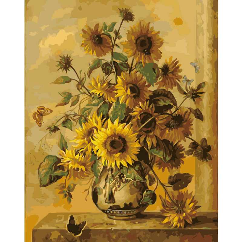 Vintage Sunflower Bouquet - 40x50 cm paint by numbers kit