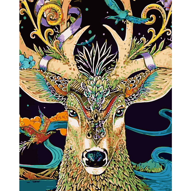 Enchanted Forest Stag - 40x50 cm paint by numbers kit